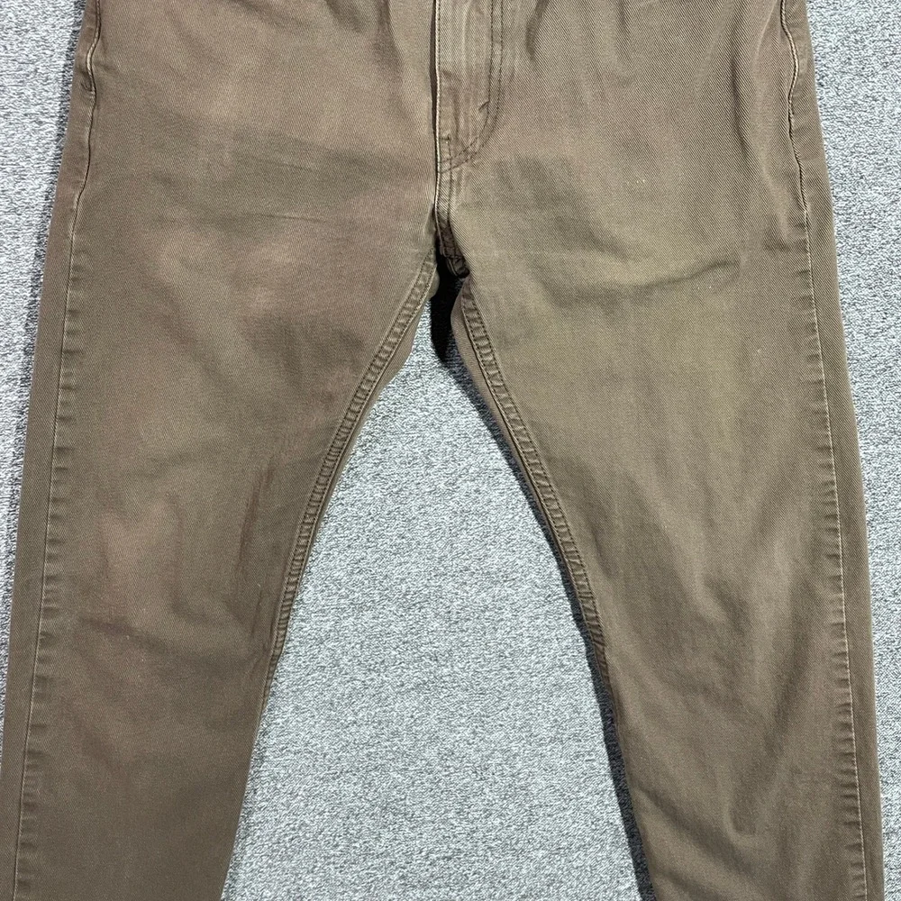 Levi's 512 Jeans Mens 31x30 Slim Taper Brown Stretch Denim Pants